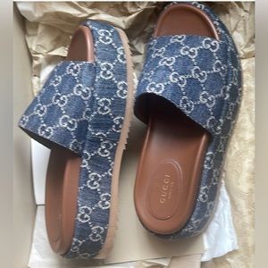 Gucci Denim Sandals
